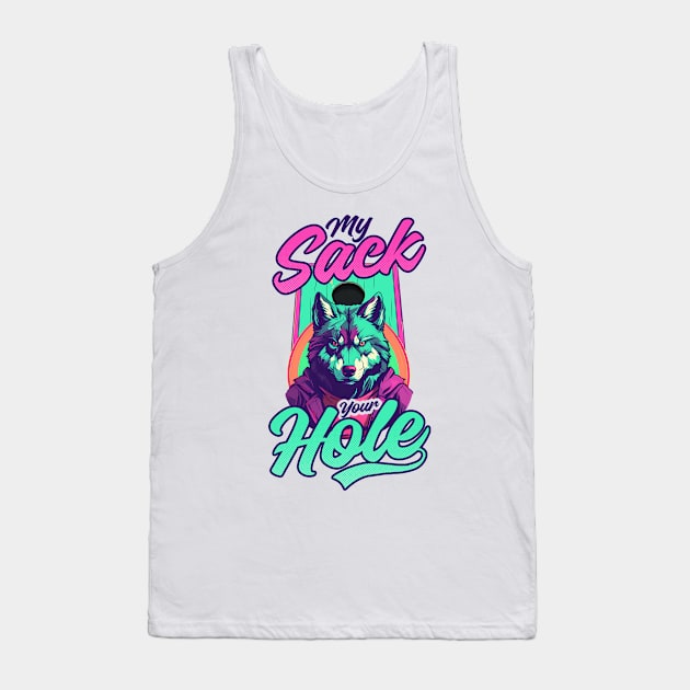 Cornhole Shirt | My Sack Your Hole Tank Top by Gawkclothing